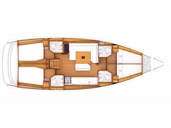 Book yachts online - sailboat - Sun Odyssey 469 - Nomia - rent