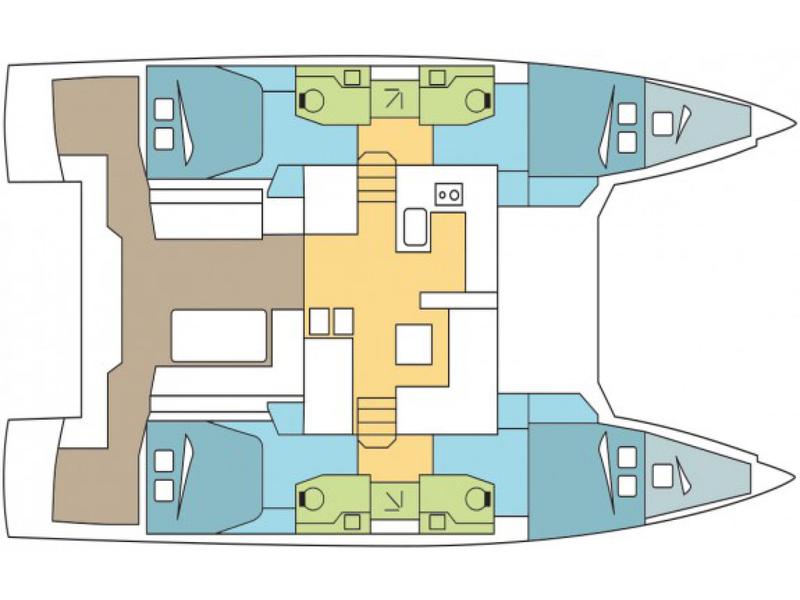 Book yachts online - catamaran - Nautitech 40.1 - Júlia - rent