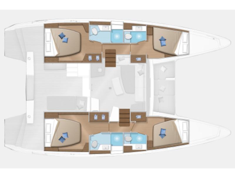Book yachts online - catamaran - Lagoon 42 - Ulysses - rent