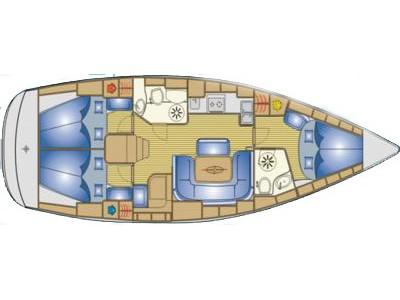 Book yachts online - sailboat - Bavaria 39 Cruiser - CADARGO (2015 sails) - rent