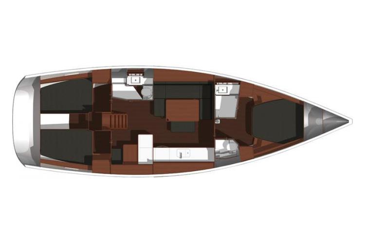 Book yachts online - sailboat - Dufour 445 GL - Prggino II - BT - rent