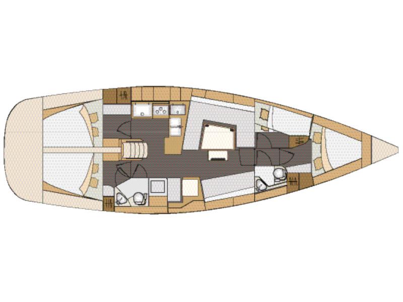Book yachts online - sailboat - Elan 45 Impression - 45i Lefkas - rent