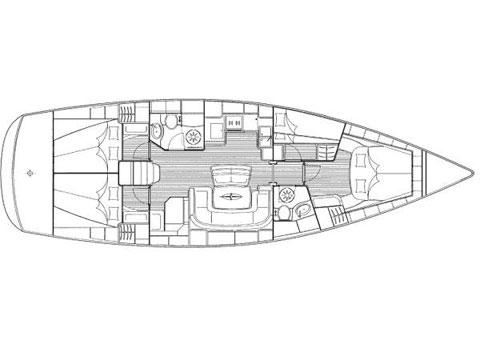 Book yachts online - sailboat - Bavaria 46 Cr - Amelva (PMI) - rent