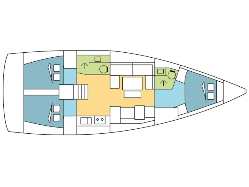 Book yachts online - sailboat - Dufour 412 Grand Large - FREDOTEO - rent