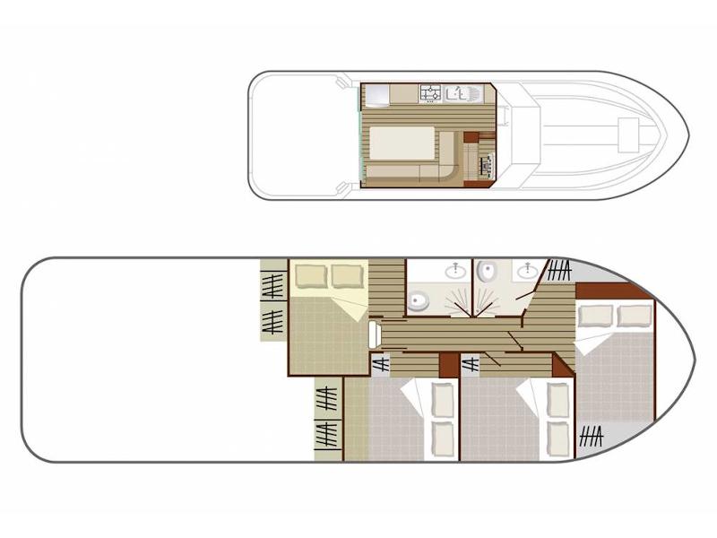 Book yachts online - motorboat - Sedan 1170 - CRESCENDO FR - rent