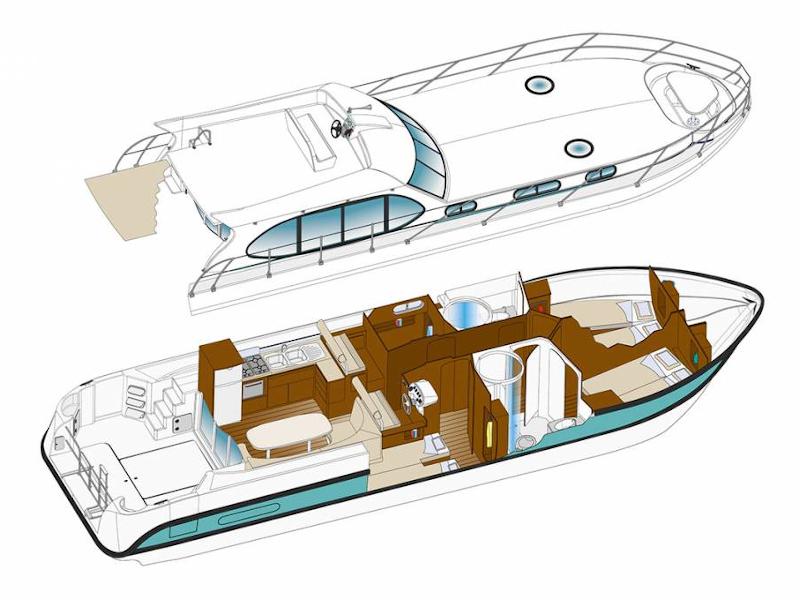 Book yachts online - motorboat - Estivale Octo - HARSKIRCHEN FR - rent
