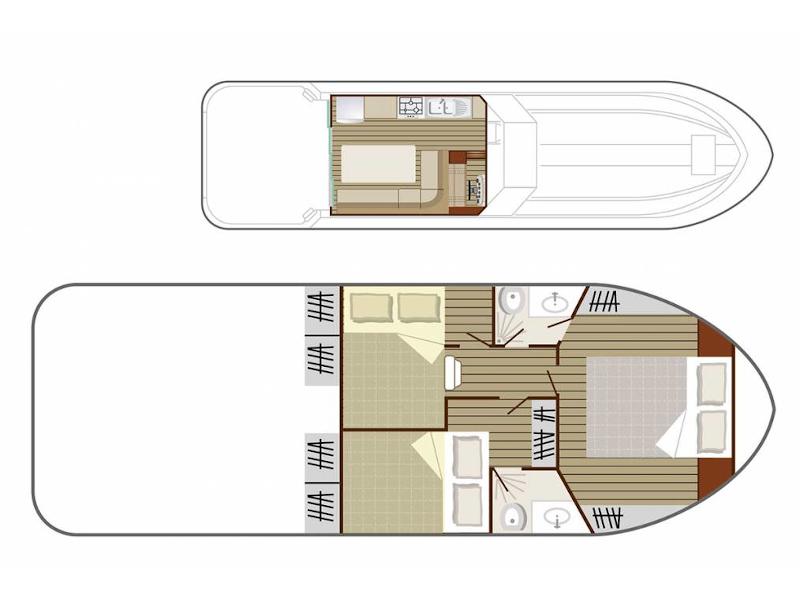 Book yachts online - motorboat - Sedan 1000 - KOBLENZ DE - rent