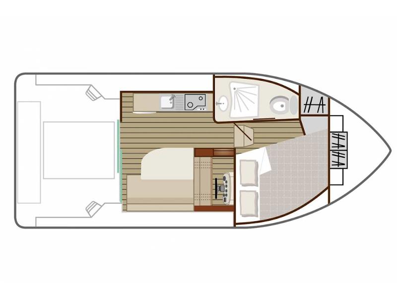 Book yachts online - motorboat - Sedan Primo - LOSNE FR - rent