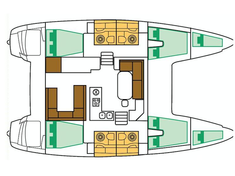 Book yachts online - catamaran - Lagoon 400 S2 - Victoria - rent