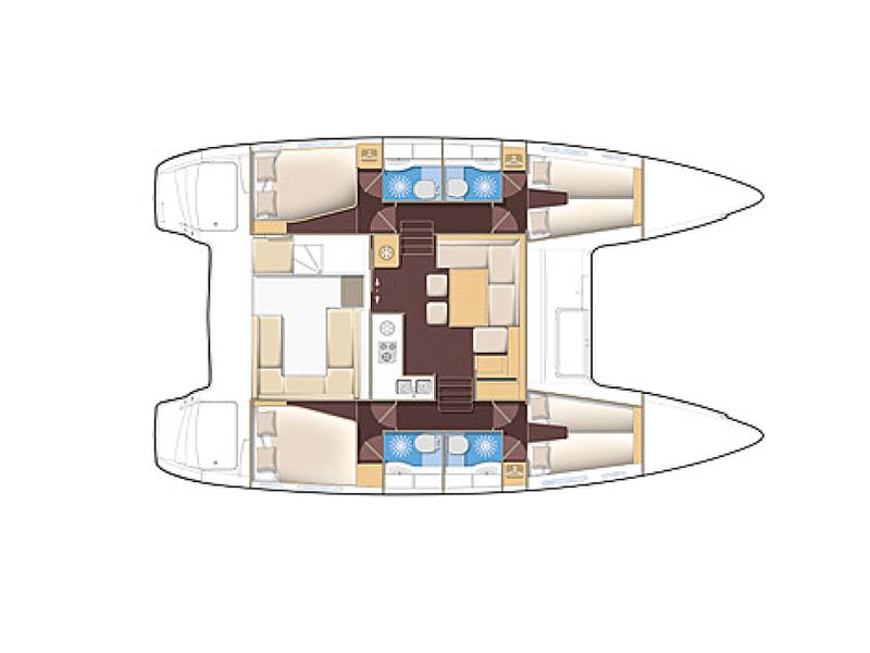 Book yachts online - catamaran - Lagoon 400 S2 - Caciarda - rent