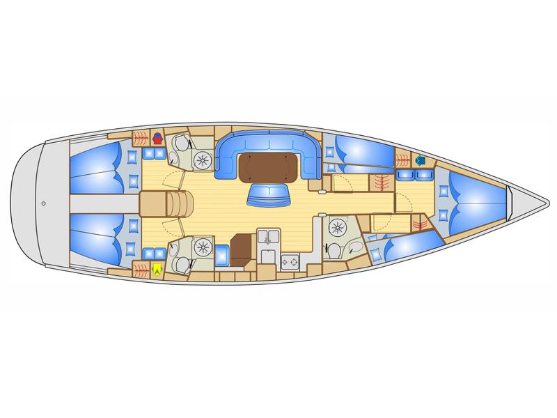 Book yachts online - sailboat - Bavaria 50 Cruiser - Mythos - rent