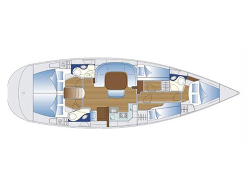 Book yachts online - sailboat - Bavaria 50 - Kyknos - rent