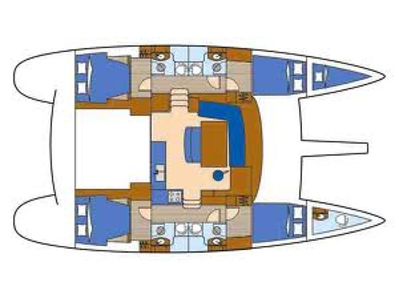 Book yachts online - catamaran - Lagoon 440 - Old dream - rent