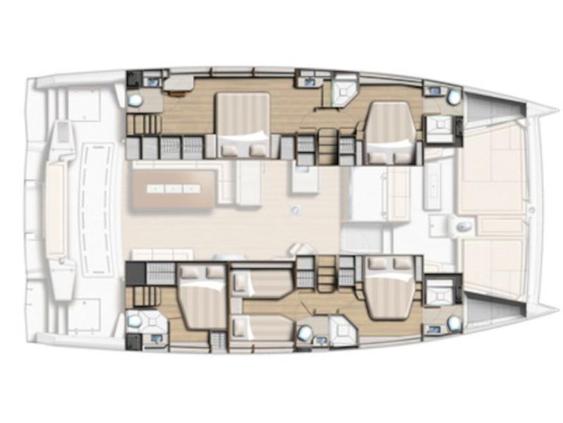 Book yachts online - catamaran - Bali 5.4. - PRES- 54B-19-G - rent