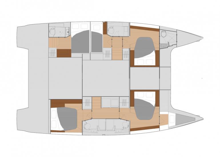 Book yachts online - catamaran - Saona 47 - ES-A/C, Gen, Water-maker - rent