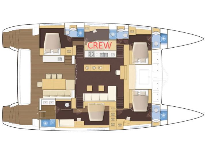 Book yachts online - catamaran - Lagoon 620 - Grace - rent