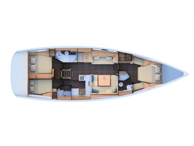 Book yachts online - sailboat - Jeanneau 51 - Adeline - rent