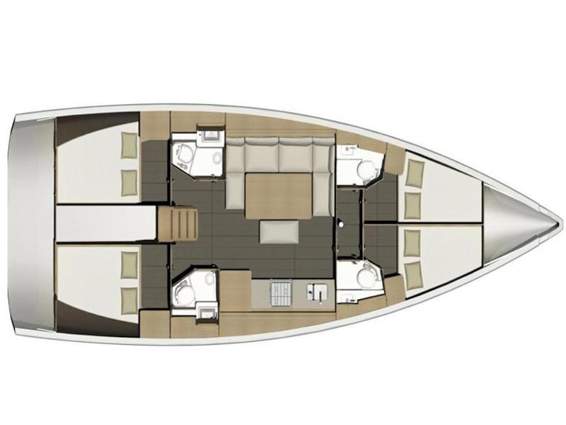 Book yachts online - sailboat - Dufour 460 Grand Large - Barbara - rent