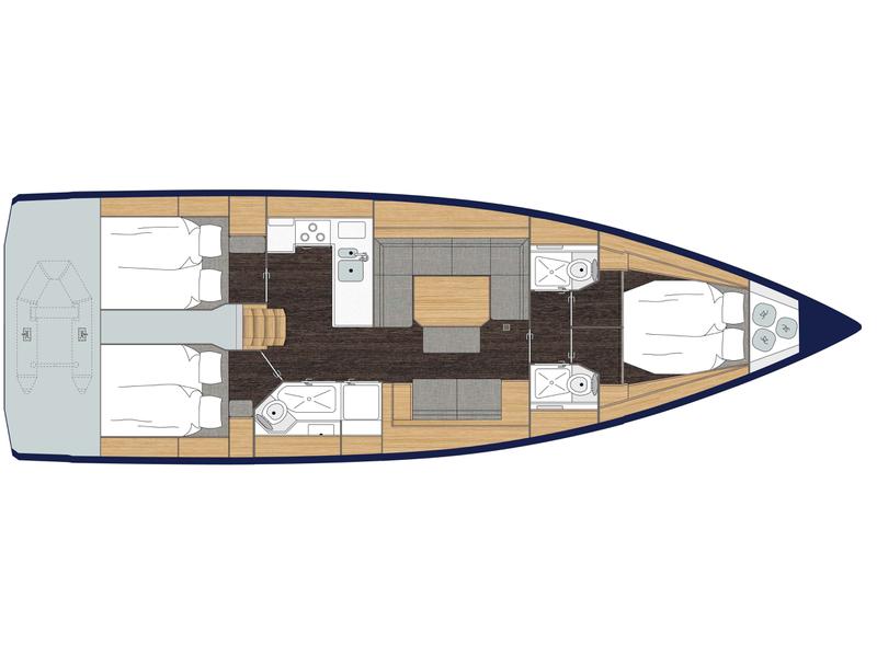 Book yachts online - sailboat - Bavaria C45 (3 + 3) - Kritias - rent