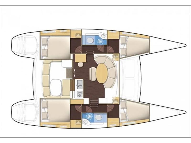 Book yachts online - catamaran - Lagoon 380 S2 - LAGOON 380 (2014) - ATH - rent
