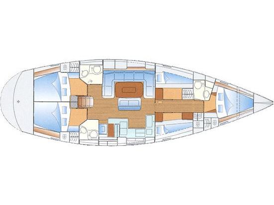 Book yachts online - sailboat - Bavaria 50 Cruiser - S/Y Maria - rent