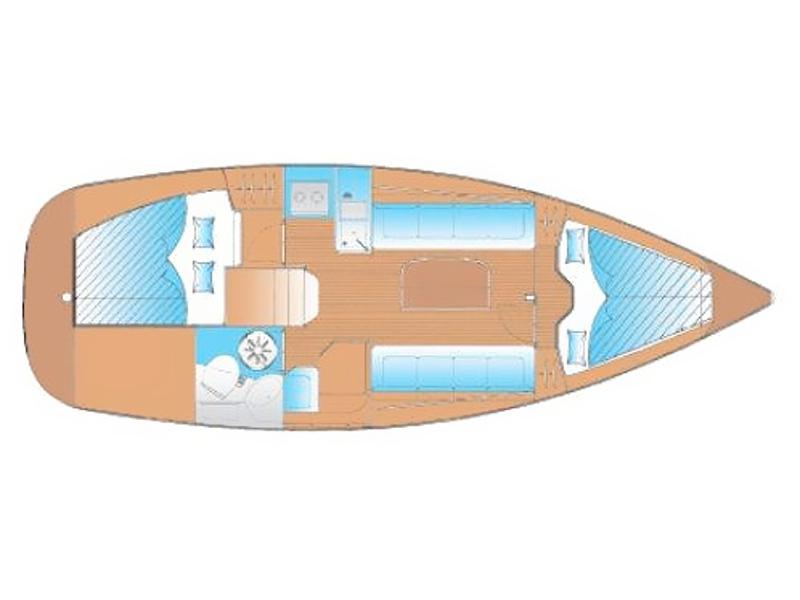 Book yachts online - sailboat - Bavaria 30 Cruiser - Vader - rent