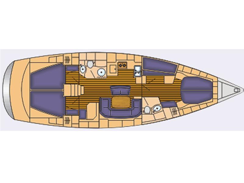 Book yachts online - sailboat - Bavaria 46 Cruiser - Bavaria 46 cruiser 2008 - rent