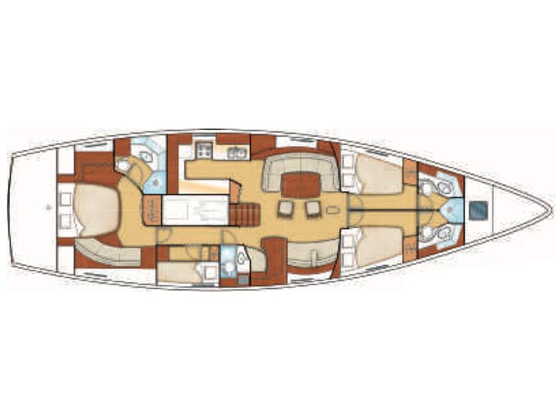 Book yachts online - sailboat - Beneteau 57 - Yours Truly - rent