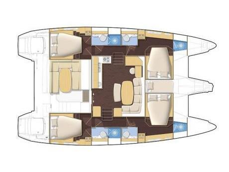 Book yachts online - catamaran - Lagoon 420 - Fantasy - (A/C - Generator - Refit 2021) - rent