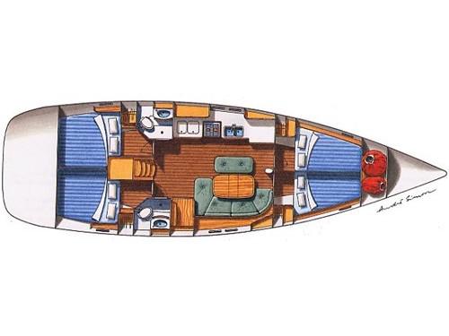 Book yachts online - sailboat - Oceanis 473 - Poker star - Refit 2020 - rent