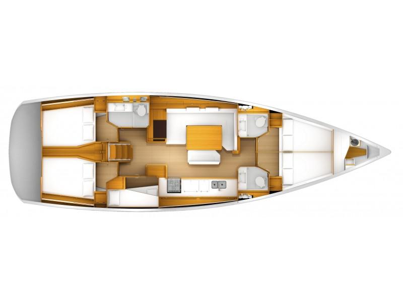 Book yachts online - sailboat - Sun Odyssey 509 - King of hearts - (A/C - Generator - Refit 2021) - rent