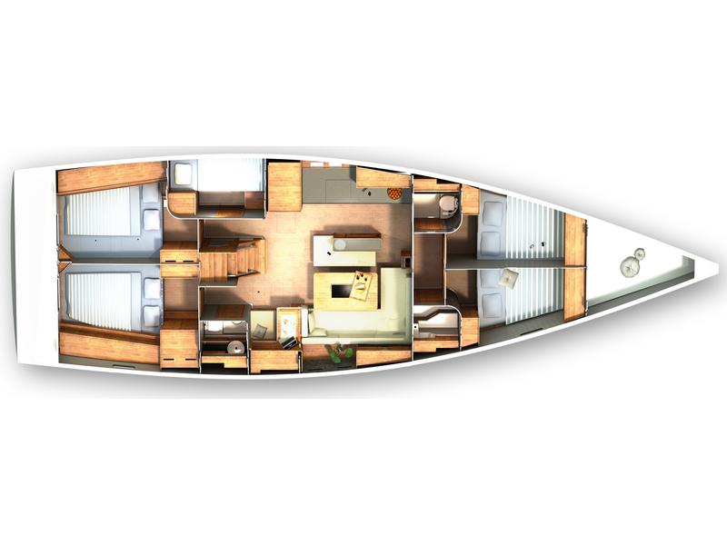 Book yachts online - sailboat - Hanse 505 - Figarola - rent