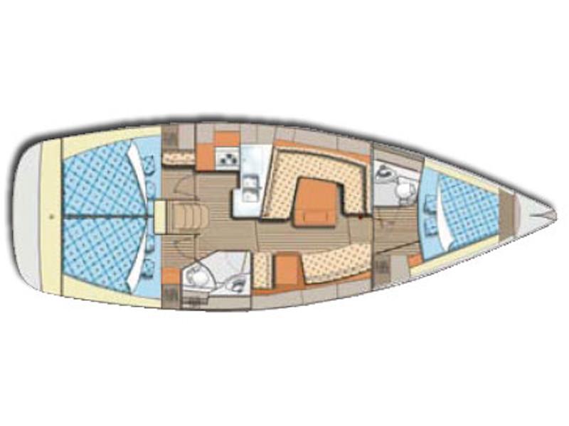 Book yachts online - sailboat - Elan 384 - Ageras - rent