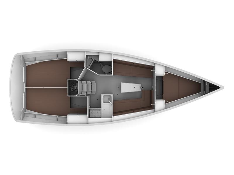 Book yachts online - sailboat - Bavaria 34 '17 - Breeze - rent