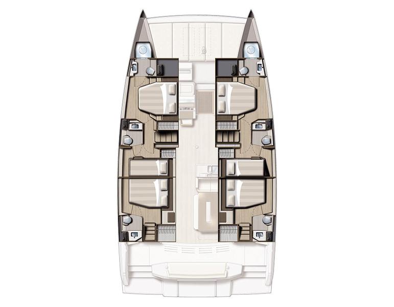Book yachts online - catamaran - Bali 4.8 - Calypso - rent