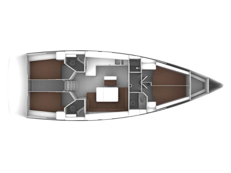 Book yachts online - sailboat - Bavaria Cruiser 46 - SIX BAG - rent