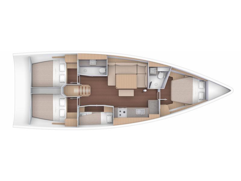 Book yachts online - sailboat - Dufour 430 - Little Mokoro - rent