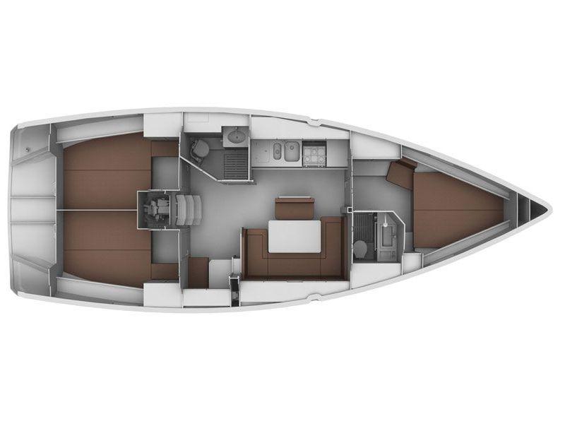 Book yachts online - sailboat - Bavaria Cruiser 40 - Ginevra - rent