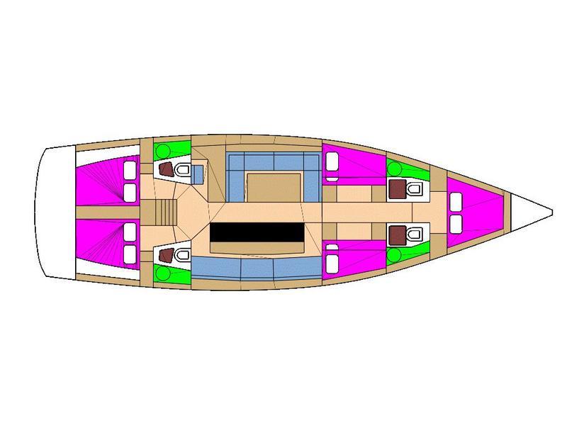 Book yachts online - sailboat - D&amp;D Kufner 54.2 - MARIETTA - rent