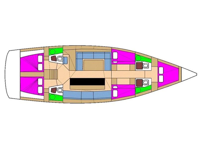 Book yachts online - sailboat - D&amp;D Kufner 54.2 - OCEAN'S BLUE  - rent