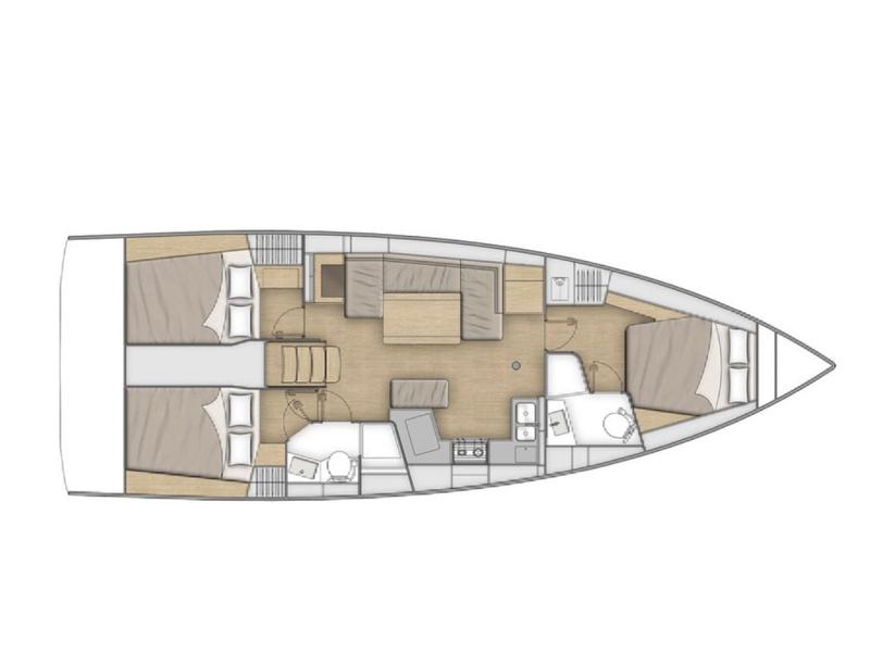 Book yachts online - sailboat - Oceanis 40.1 - Clio - Comfort line - rent