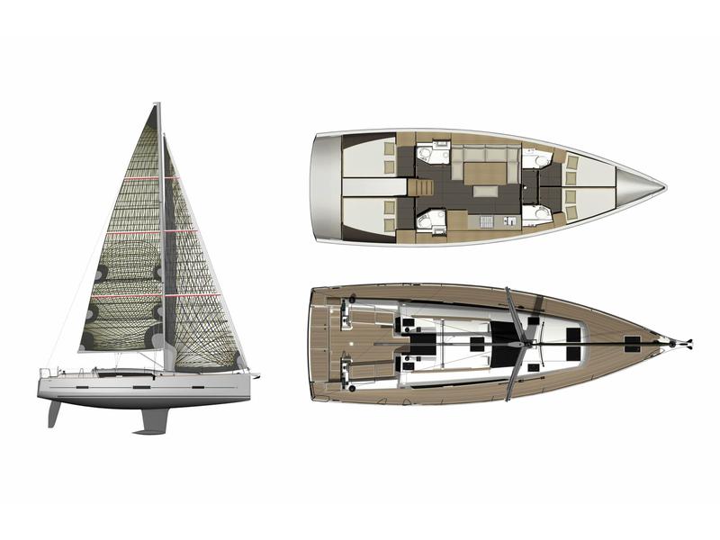Book yachts online - sailboat - Dufour 460 Grand Large (4 cab) - Vanilla Sky - rent