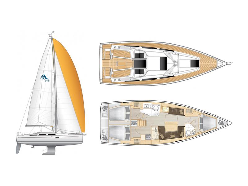 Book yachts online - sailboat - Hanse 418 - Dolce Vita - rent