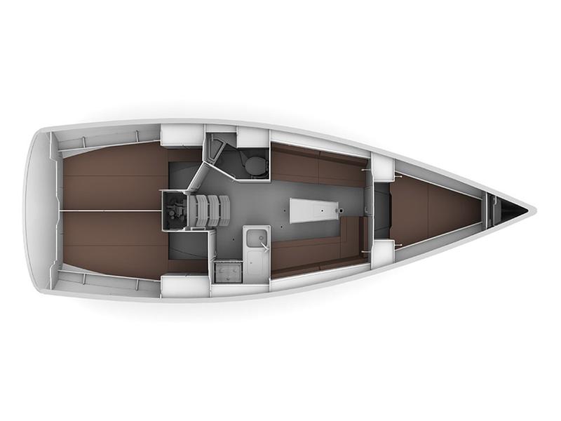 Book yachts online - sailboat - Bavaria Cruiser 34 - 3 cab - Feeling Good - rent