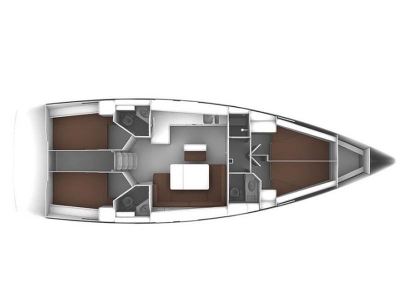 Book yachts online - sailboat - Bavaria Cruiser 46 - Avelina - rent