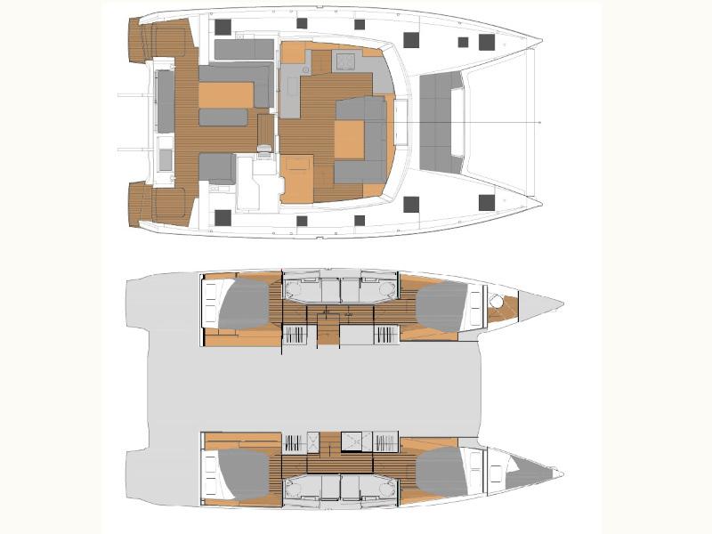 Book yachts online - catamaran - Elba 45 - MILLY 2 - rent
