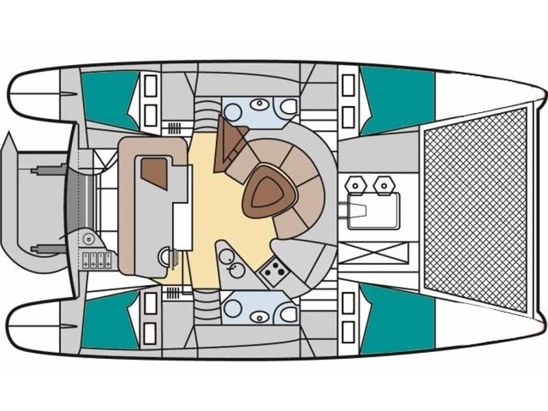 Book yachts online - catamaran - Athena 38 - Andromeda 1 - rent