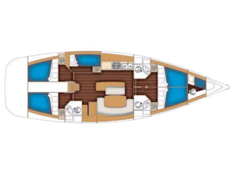 Book yachts online - sailboat - Cyclades 50.5 - Filyos - rent