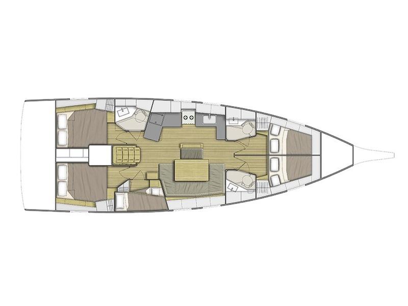 Book yachts online - sailboat - Oceanis 46.1 - PHORKYS - rent