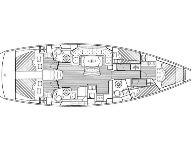 Book yachts online - sailboat - Bavaria 50 Cruiser - Agamemnon - rent